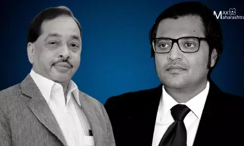 अर्णब गोस्‍वामीचं बरं वाईट झालं तर जबाबदारी महाआघाडी सरकारची असेल - नारायण राणे