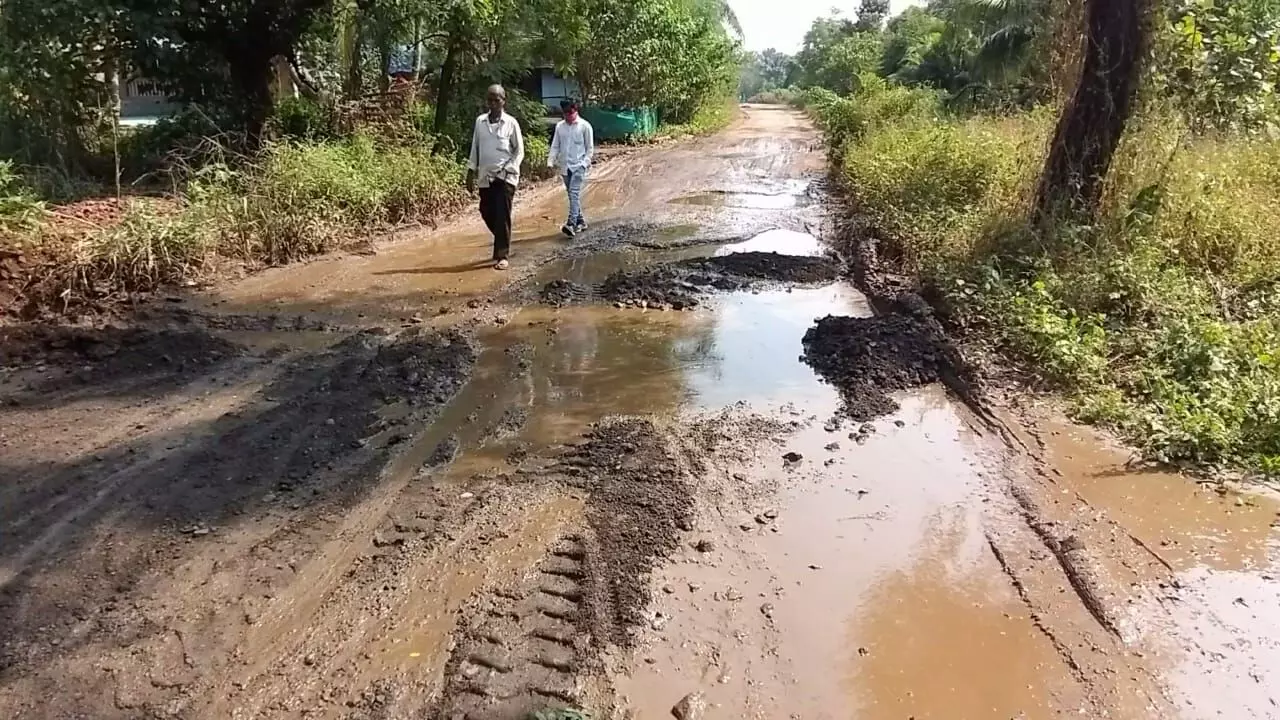 ग्राऊंड रिपोर्ट :  मंत्र्यांनी या रस्त्यावरुन एकदा तरी नक्की जावे !