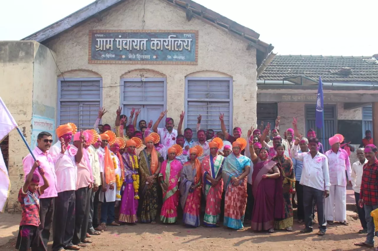 कोल्हापुरमध्ये शिरदवाड ग्रामपंचायतीवर वंचित बहुजन आघाडीचे निर्विवाद वर्चस्व