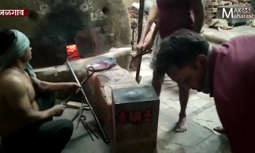 लाल बूंद भट्टीसमोर जीव धोक्यात घालून तयारी केलेली भांडी विकेनात, कामगार अस्वस्थ