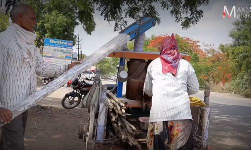 रस्त्यावरील आयुष्याचा रस गाडा...