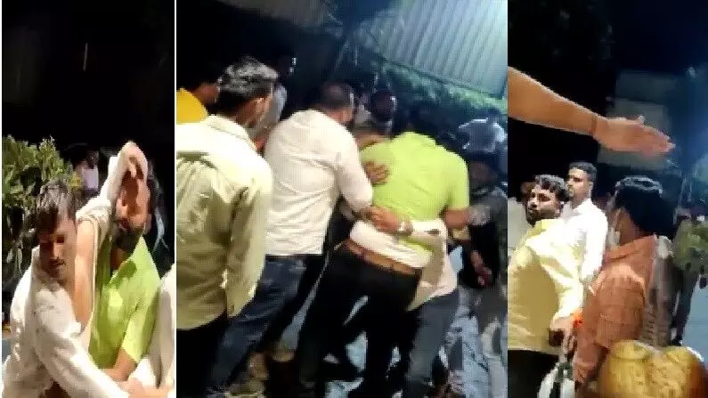 अहमदनगरमध्ये शिवसेनेच्या आनंदात विरजण, शिवसेनेच्या नगरसेवकांमध्ये राडा...
