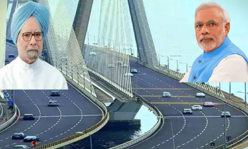 Fact Check : Bandra-Worli Sea Link: कोणाच्या काळात झालं काम? मोदी की मनमोहन सिंह? Fact Check : Bandra-Worli Sea Link: कोणाच्या काळात झालं काम? मोदी की मनमोहन सिंह?
