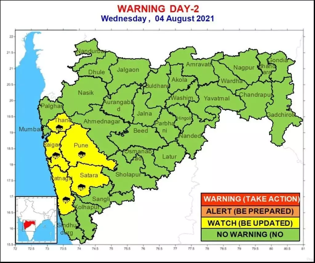 आज कोकण, घाटमाथ्यावर मुसळधार