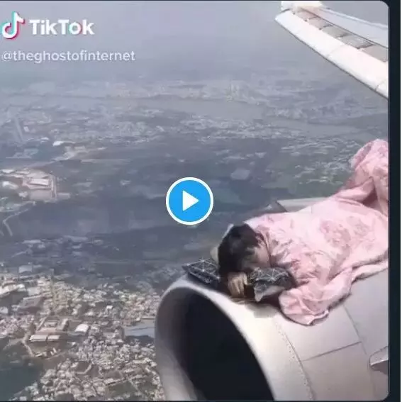 Fact Check: अफगाणिस्तानमध्ये विमानावर बसून चालेल्या लोकांचा हा व्हिडीओ खरा आहे का?