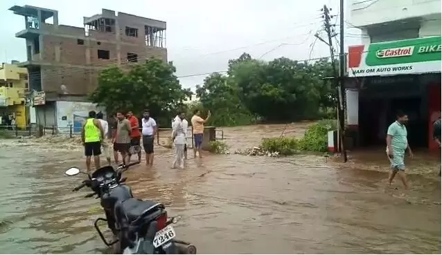 #Maharashtrarain : बुलडाण्यात मुसळधार पाऊस, नद्यांना पूर