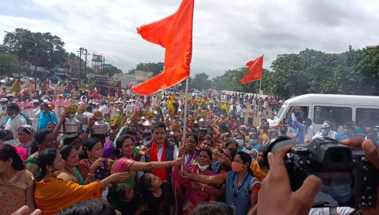 देशातील सर्वांत उंच ध्वज नगर जिल्ह्यात फडकणार, स्वराज्यध्वज यात्रेला आरंभ