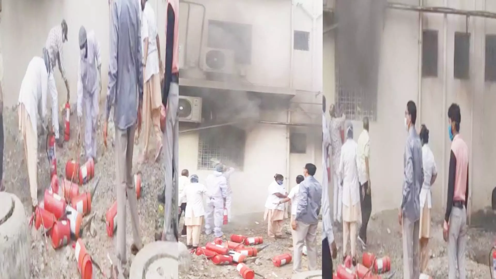 अहमदनगर: जिल्हा रुग्णालयाला भीषण आग, आगीमध्ये 10 रुग्णांचा मृत्यू
