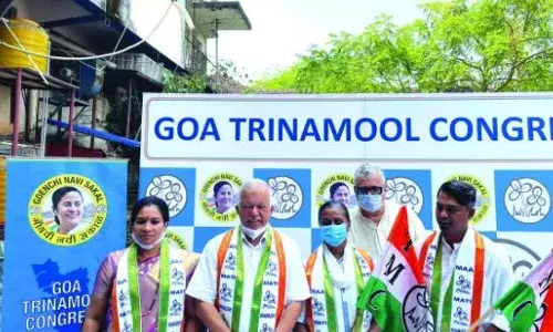 गोव्यात तृणमूल आणि आप भाजपची बी टीम? संजय राऊतांचा रोखठोक हल्ला गोव्यात तृणमूल आणि आप भाजपची बी टीम? संजय राऊतांचा रोखठोक हल्ला