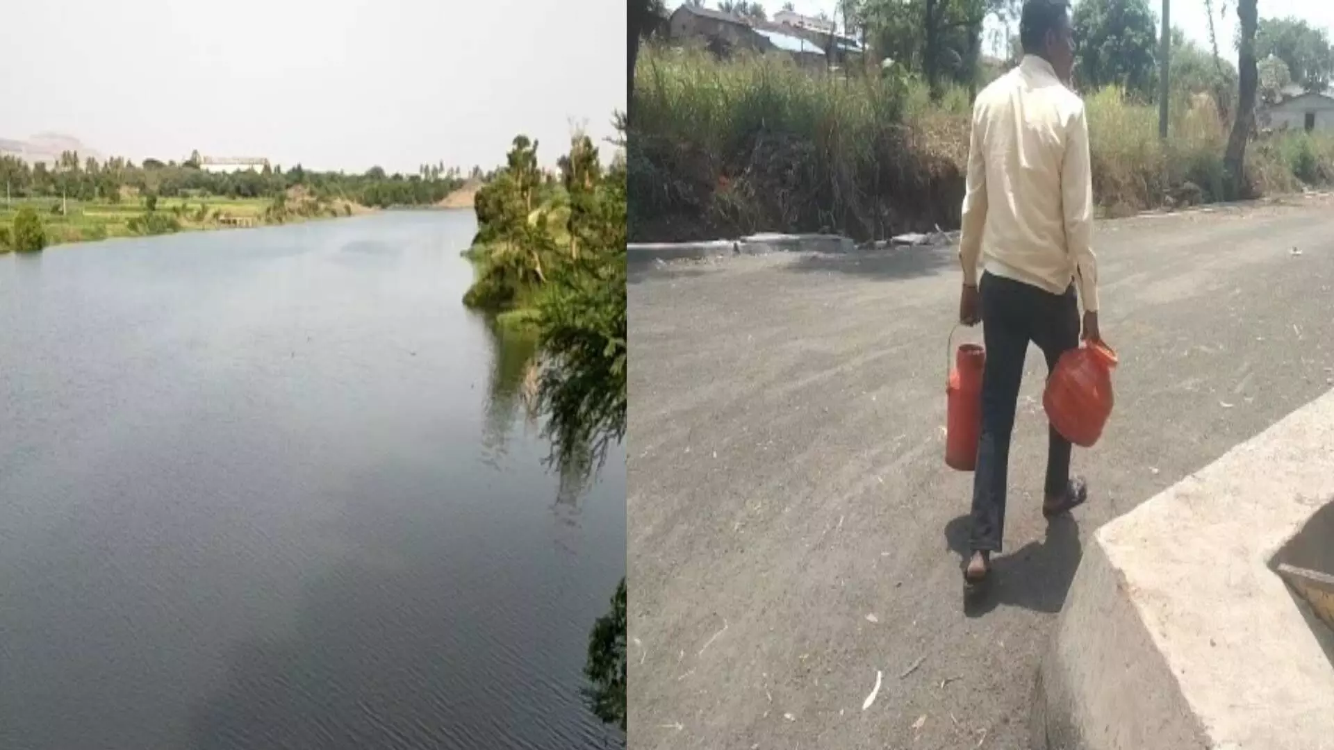 Ground Report : दोन नद्या बाजूला पाणी नाही गावाला