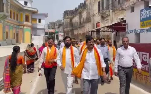 संजय राऊत अयोध्येत, भाजपवर पुन्हा प्रहार