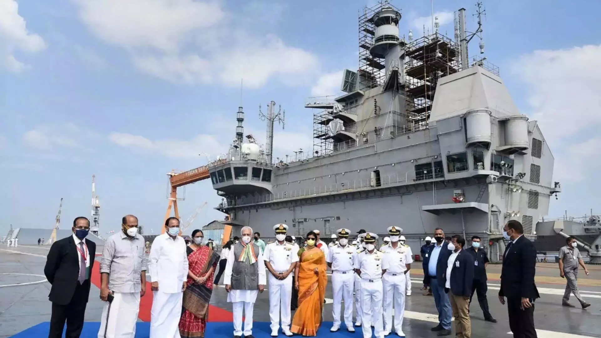 INS Vikrant Launching : INS विक्रांतवरून रंगला श्रेयवाद, काँग्रेसने शेअर केला नऊ वर्षे जुना व्हिडीओ