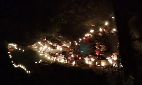 Diwali 2022 :  शेकडो मशालींनी उजळला सज्जनगड