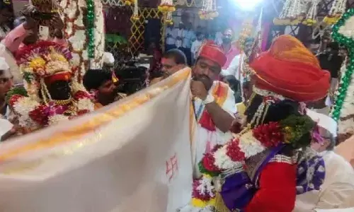 विठ्ठल रखुमाईचा विवाह सोहळा थाटात संपन्न... विठ्ठल रखुमाईचा विवाह सोहळा थाटात संपन्न...