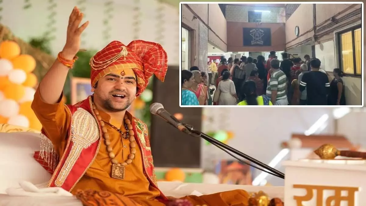 बागेश्वरधामच्या (Bageshwar Dham)भक्तीसाठी एकवटले , चोरट्यांनी लुट लुट लुटले...