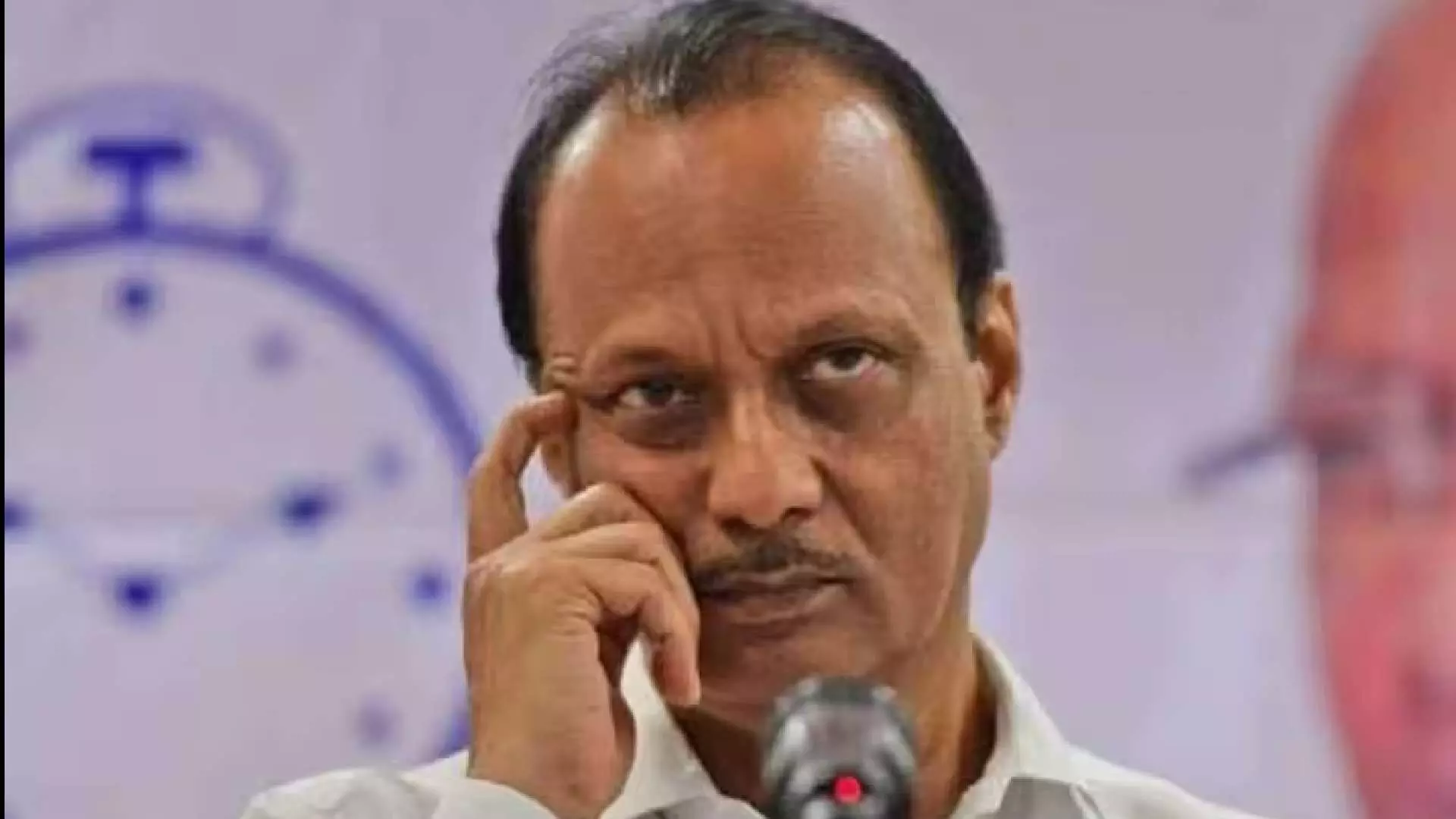 Ajit pawar Viral Photo, Ajit pawar sad photo, Ajit pawar in tension