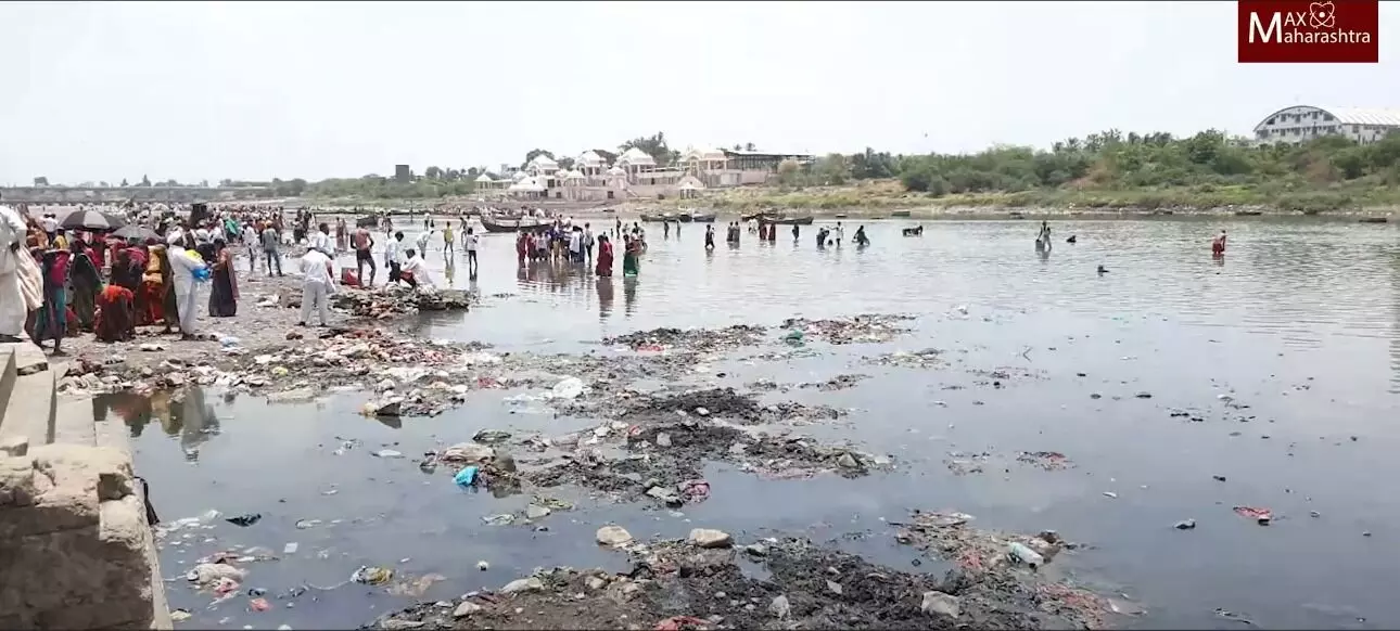 नमामी चंद्रभागा की गटारगंगा ?