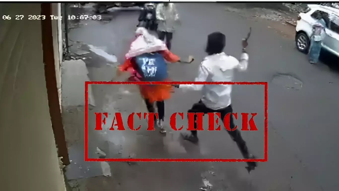 Fact Check | पुण्यात एका मुलीवर चाकूने हल्ला करणारा मुलगा मुस्लिम असल्याचा व्हिडीओ होतोय व्हायरल