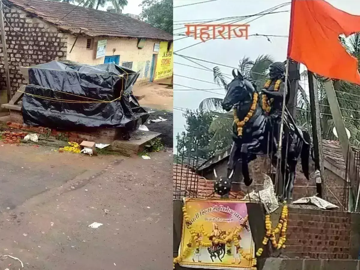 कर्नाटकात छत्रपती शिवाजी महाराजांचा पुतळा हटवला