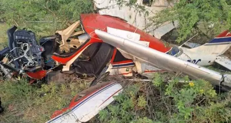 Baramati Plane Crash : बारामतीत कोसळलं विमान