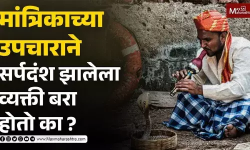 मांत्रिकाच्या ऊपचाराने सर्पदंश झालेला व्यक्ती बरा होतो का ?