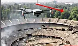 Fact Check : भारत-पाक तणाव : रावळपिंडी स्टेडियम उध्वस्त झाल्याचे फोटो AI निर्मित