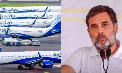 IndiGo Flight Cancellations : हे सरकारच्या मक्तेदारीचं मॉडेल, राहुल गांधींची खरमरीत टीका IndiGo Flight Cancellations : हे सरकारच्या मक्तेदारीचं मॉडेल, राहुल गांधींची खरमरीत टीका