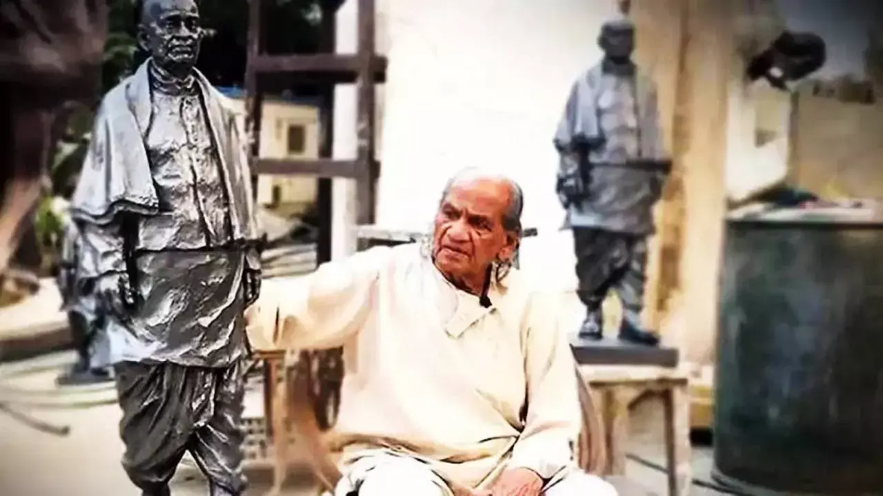 आंतरराष्ट्रीय ख्यातीचे शिल्पकार राम सुतार यांचे निधन; वयाच्या १०१ व्या वर्षी घेतला अखेरचा श्वास