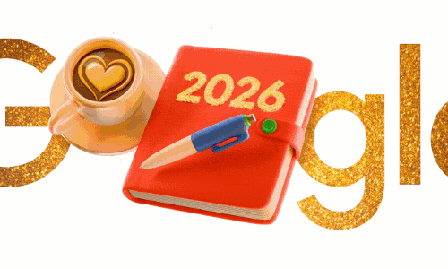 Googleचं प्रेरणादायी Doodle : Reflect and Reset थीमसह केलं २०२६ नववर्षाचं स्वागत !