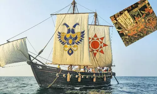 INSV Kaundinya जहाज : भारताच्या प्राचीन सागरी सफरीचे पुनरुज्जीवन