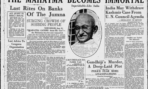 Raja Maharaj Singh condolence message : महात्मा गांधींच्या निधनानंतर तत्कालीन राज्यपालांनी काय संदेश पाठवला?