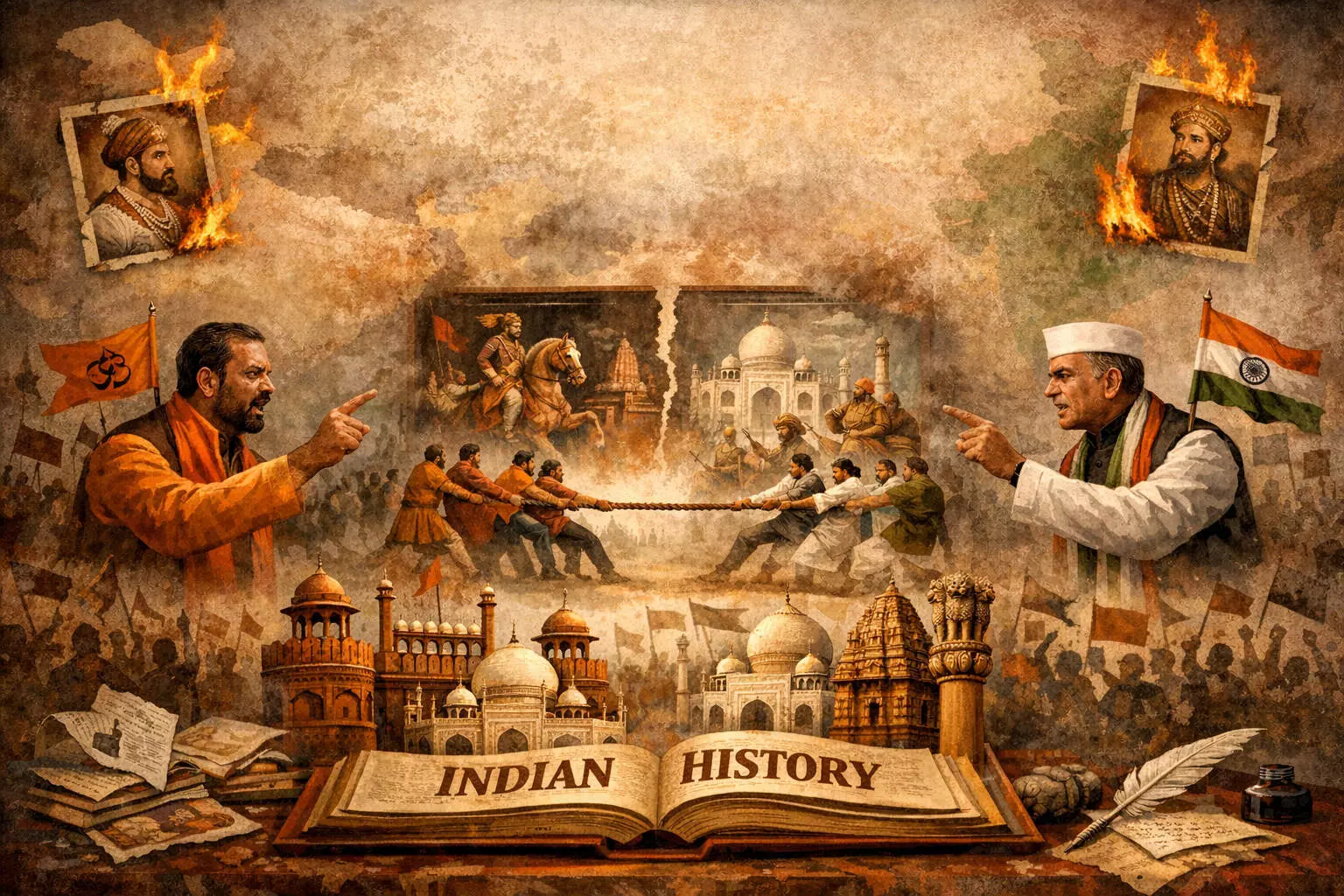 Politicization of Indian History : इतिहासाचे राजकारण आणि राजकारणाचा इतिहास या चक्रात समाज विभागला जातोय का?