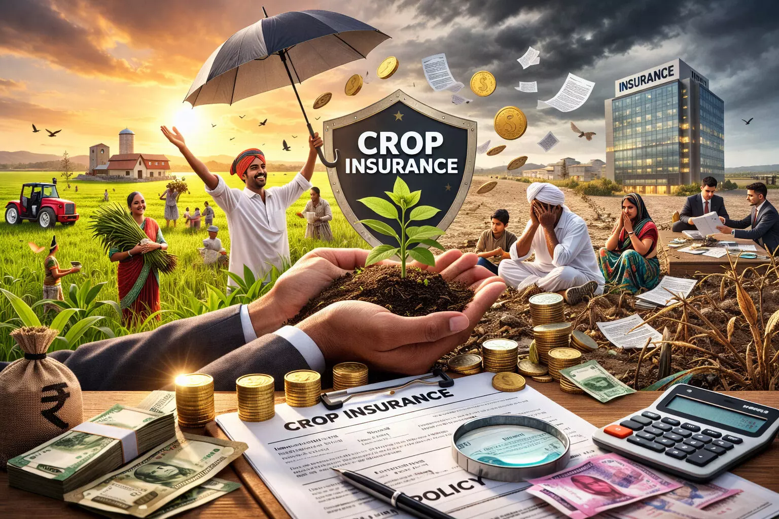 Crop Insurance Scheme : शेतकऱ्यांचे कवच की विमा कंपन्यांची सोन्याची खाण?