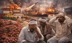War impact on Indian agricultural exports : स्ट्रेट ऑफ हार्मोज बंद, शेतकरी संकटात, त्वरित दिलासा पॅकेज जाहीर करा.