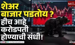 शेअर बाजार पडतोय? हीच आहे करोडपती होण्याची संधी