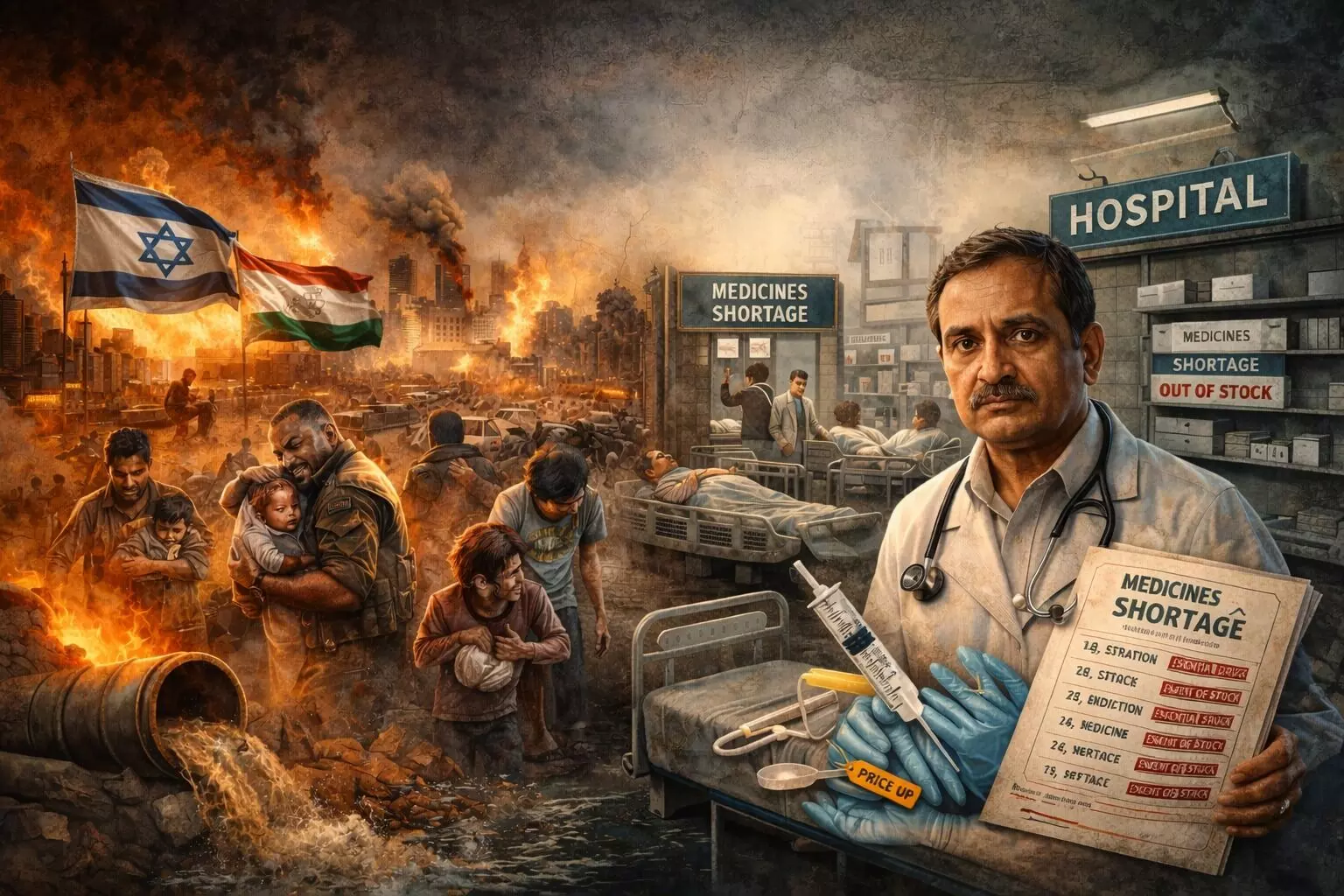 global health crisis war : युद्ध फक्त सीमांवर नाही, मध्यपूर्व संघर्षामुळे जागतिक आरोग्य संकट, भारतावरही परिणाम