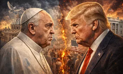 Pope vs Trump controversy : Trumpच्या हुकूमशाहीविरुद्ध Pope यांचा नैतिकतेचा बुलंद आवाज