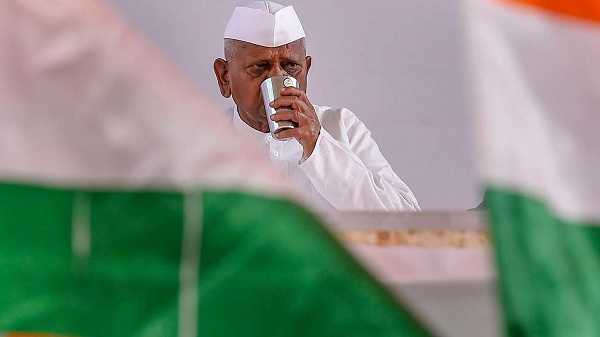 Senior social worker Anna Hazare's 84 birthday