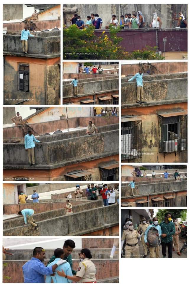 Mumbai police । refrain a man from committing suicide